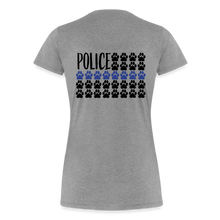 Load image into Gallery viewer, K9s Lead the Way - Police - Women’s Premium T-Shirt - heather gray
