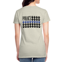 Load image into Gallery viewer, K9s Lead the Way - Police - Women’s Premium T-Shirt - heather oatmeal