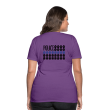 Load image into Gallery viewer, K9s Lead the Way - Police - Women’s Premium T-Shirt - purple