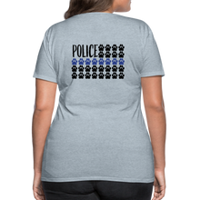 Load image into Gallery viewer, K9s Lead the Way - Police - Women’s Premium T-Shirt - heather ice blue