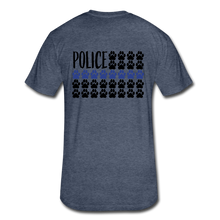 Load image into Gallery viewer, Fitted Cotton/Poly T-Shirt by Next Level - heather navy