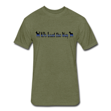 Load image into Gallery viewer, Fitted Cotton/Poly T-Shirt by Next Level - heather military green