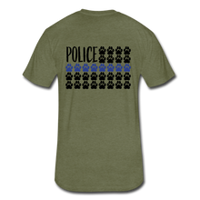 Load image into Gallery viewer, Fitted Cotton/Poly T-Shirt by Next Level - heather military green