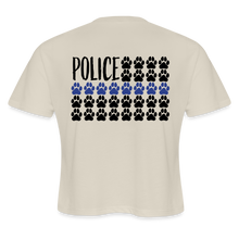 Load image into Gallery viewer, K9s Lead the Way - Police - Women's Cropped T-Shirt - dust