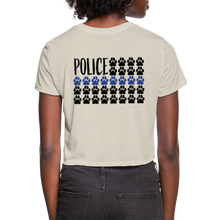 Load image into Gallery viewer, K9s Lead the Way - Police - Women's Cropped T-Shirt - dust