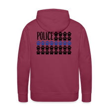 Load image into Gallery viewer, K9s Lead the Way - Police - Men’s Premium Hoodie - burgundy