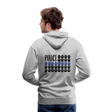 Load image into Gallery viewer, K9s Lead the Way - Police - Men’s Premium Hoodie - heather grey