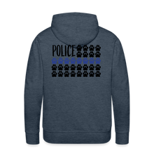 Load image into Gallery viewer, K9s Lead the Way - Police - Men’s Premium Hoodie - heather denim