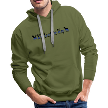 Load image into Gallery viewer, K9s Lead the Way - Police - Men’s Premium Hoodie - olive green