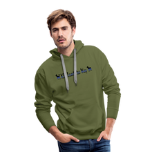 Load image into Gallery viewer, K9s Lead the Way - Police - Men’s Premium Hoodie - olive green