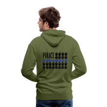 Load image into Gallery viewer, K9s Lead the Way - Police - Men’s Premium Hoodie - olive green