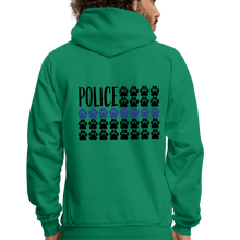 Load image into Gallery viewer, K9s Lead the Way - Police - Men's Hoodie - kelly green