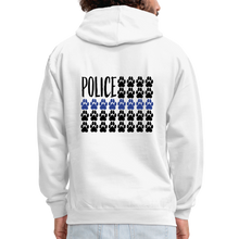 Load image into Gallery viewer, K9s Lead the Way - Police - Contrast Hoodie - white/gray