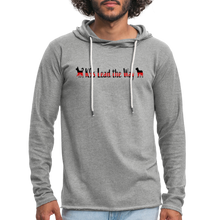 Load image into Gallery viewer, K9s Lead the Way - Police - Unisex Lightweight Terry Hoodie - heather gray