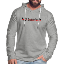 Load image into Gallery viewer, K9s Lead the Way - Police - Unisex Lightweight Terry Hoodie - heather gray