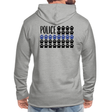 Load image into Gallery viewer, K9s Lead the Way - Police - Unisex Lightweight Terry Hoodie - heather gray