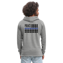 Load image into Gallery viewer, K9s Lead the Way - Police - Unisex Lightweight Terry Hoodie - heather gray