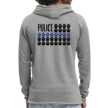 Load image into Gallery viewer, K9s Lead the Way - Police - Unisex Lightweight Terry Hoodie - heather gray