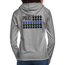 Load image into Gallery viewer, K9s Lead the Way - Police - Unisex Lightweight Terry Hoodie - heather gray