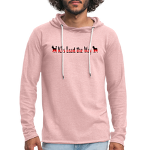 Load image into Gallery viewer, K9s Lead the Way - Police - Unisex Lightweight Terry Hoodie - cream heather pink