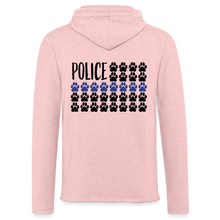 Load image into Gallery viewer, K9s Lead the Way - Police - Unisex Lightweight Terry Hoodie - cream heather pink