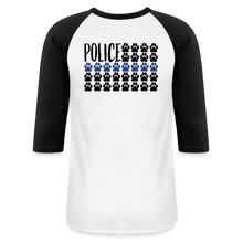 Load image into Gallery viewer, K9s Lead the Way - Police - Baseball T-Shirt - white/black