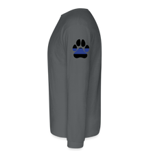 Load image into Gallery viewer, K9s Lead the Way - Police - Men's Long Sleeve T-Shirt - charcoal