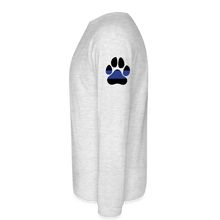 Load image into Gallery viewer, K9s Lead the Way - Police - Men's Long Sleeve T-Shirt - light heather gray