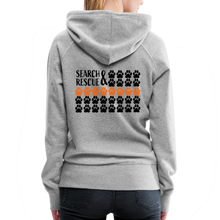 Load image into Gallery viewer, K9s Lead the Way - SAR - Women’s Premium Hoodie - heather grey
