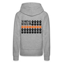 Load image into Gallery viewer, K9s Lead the Way - SAR - Women’s Premium Hoodie - heather grey