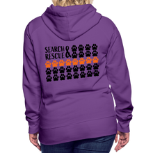 Load image into Gallery viewer, K9s Lead the Way - SAR - Women’s Premium Hoodie - purple