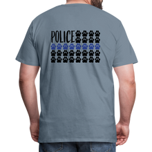 Load image into Gallery viewer, K9s Lead the Way - Police - Men's Premium T-Shirt - steel blue