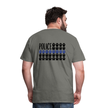Load image into Gallery viewer, K9s Lead the Way - Police - Men's Premium T-Shirt - asphalt gray