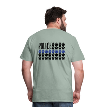 Load image into Gallery viewer, K9s Lead the Way - Police - Men's Premium T-Shirt - steel green