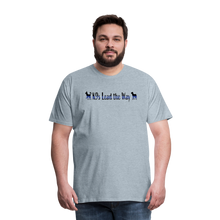 Load image into Gallery viewer, K9s Lead the Way - Police - Men's Premium T-Shirt - heather ice blue