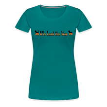 Load image into Gallery viewer, K9s Lead the Way - SAR - Women’s Premium T-Shirt - teal