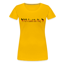 Load image into Gallery viewer, K9s Lead the Way - SAR - Women’s Premium T-Shirt - sun yellow