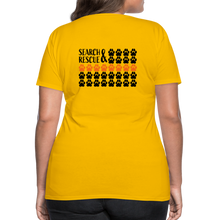 Load image into Gallery viewer, K9s Lead the Way - SAR - Women’s Premium T-Shirt - sun yellow