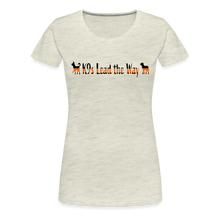 Load image into Gallery viewer, K9s Lead the Way - SAR - Women’s Premium T-Shirt - heather oatmeal