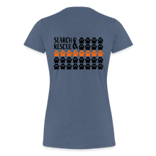 Load image into Gallery viewer, K9s Lead the Way - SAR - Women’s Premium T-Shirt - heather blue