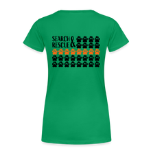 Load image into Gallery viewer, K9s Lead the Way - SAR - Women’s Premium T-Shirt - kelly green