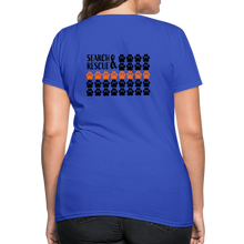 Load image into Gallery viewer, K9s Lead the Way - SAR - Women's T-Shirt - royal blue