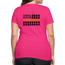 Load image into Gallery viewer, K9s Lead the Way - SAR - Women's T-Shirt - fuchsia