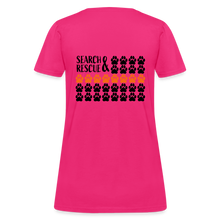 Load image into Gallery viewer, K9s Lead the Way - SAR - Women's T-Shirt - fuchsia