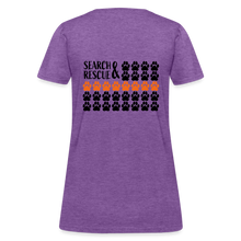 Load image into Gallery viewer, K9s Lead the Way - SAR - Women's T-Shirt - purple heather