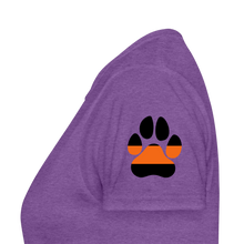 Load image into Gallery viewer, K9s Lead the Way - SAR - Women's T-Shirt - purple heather