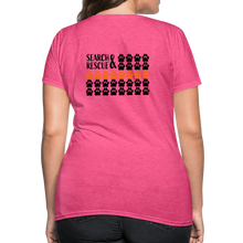 Load image into Gallery viewer, K9s Lead the Way - SAR - Women's T-Shirt - heather pink