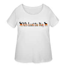 Load image into Gallery viewer, K9s Lead the Way - SAR - Women’s Curvy T-Shirt - white