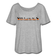 Load image into Gallery viewer, K9s Lead the Way - SAR - Women’s Flowy T-Shirt - heather gray