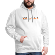 Load image into Gallery viewer, K9s Lead the Way - SAR - Contrast Hoodie - white/gray